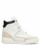 Shabbies Sneaker Sneaker Midtop Multi Mix Materials White gold